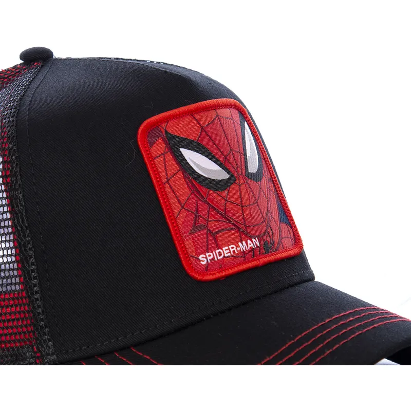 kepsar-curva-svart-snapback-spider-man-marvel-comics-av-capslab