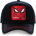 svart-bojd-snapback-keps-spider-man-spi3-marvel-comics-fran-capslab