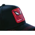 svart-bojd-snapback-keps-spider-man-spi3-marvel-comics-fran-capslab
