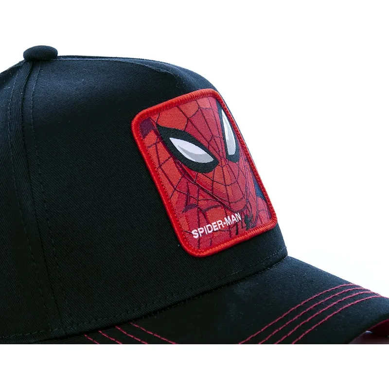 kepsar-curva-svart-snapback-spider-man-marvel-comics-av-capslab