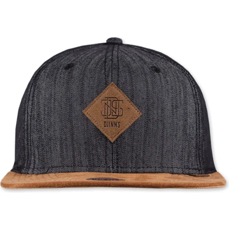 svart-platt-snapback-keps-linen-2015-fran-djinns