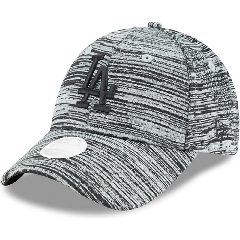 kepsar-curva-gra-justerbart-band-negro-9forty-engineered-fit-fran-los-angeles-dodgers-mlb-av-new-era