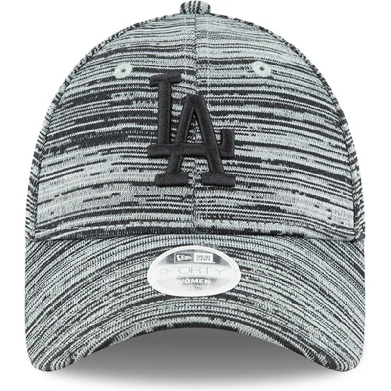 kepsar-curva-gra-justerbart-band-negro-9forty-engineered-fit-fran-los-angeles-dodgers-mlb-av-new-era