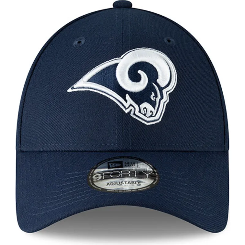 kepsar-curva-bla-justerbart-band-9forty-the-league-fran-los-angeles-rams-nfl-av-new-era
