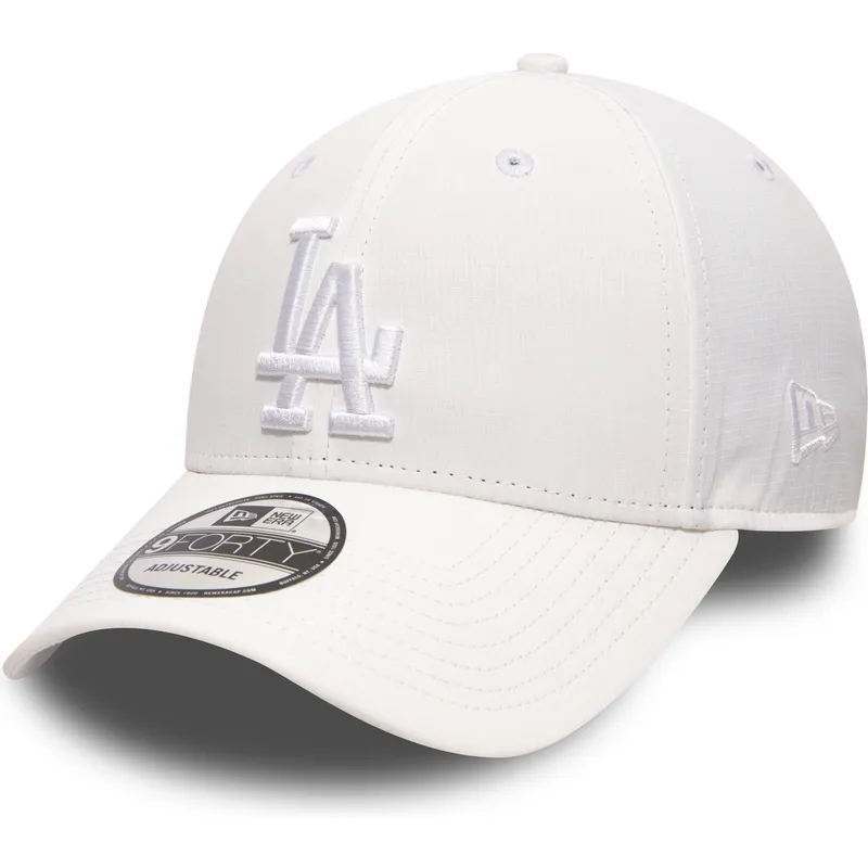 kepsar-curva-vit-justerbart-band-9forty-nano-ripstop-fran-los-angeles-dodgers-mlb-av-new-era