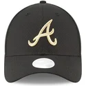 svart-justerbar-bojd-keps-9forty-sport-atlanta-braves-mlb-fran-new-era