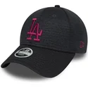 kepsar-curva-gra-justerbart-band-rosa-9forty-essential-jersey-fran-los-angeles-dodgers-mlb-av-new-era