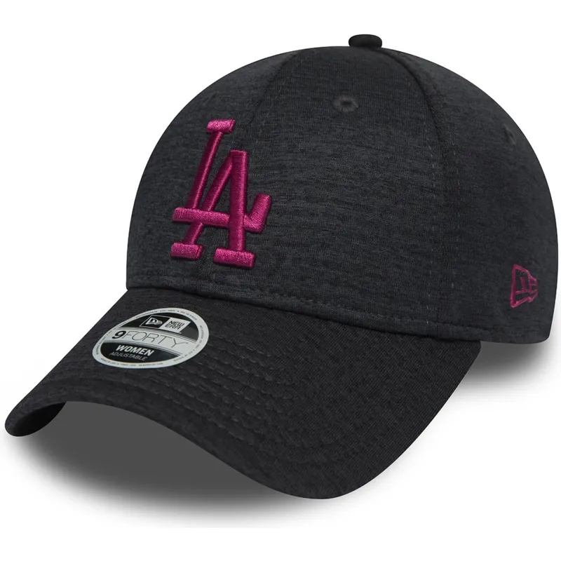 kepsar-curva-gra-justerbart-band-rosa-9forty-essential-jersey-fran-los-angeles-dodgers-mlb-av-new-era