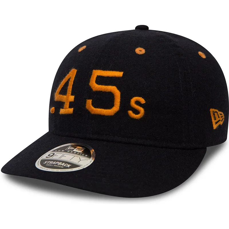 houston-colts-mlb-new-era-9fifty-low-profile-flannel-svart-platt-snapback-keps