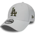 justerbar-vit-bojd-keps-med-gront-los-angeles-dodgers-mlb-logotyp-9forty-diamond-era-fran-new-era