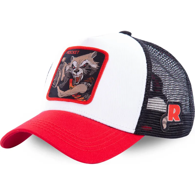kepsar-curva-vit-snapback-rocket-raccoon-marvel-comics-av-capslab