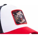 capslab-rocket-raccoon-roc2-marvel-comics-vit-svart-och-rod-truckerkeps