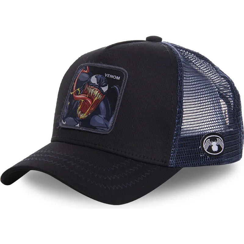 kepsar-curva-svart-snapback-venom-marvel-comics-av-capslab kepsar-curva-svart-snapback-venom-marvel-comics-av-capslab