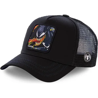 kepsar-curva-svart-snapback-venom-marvel-comics-av-capslab