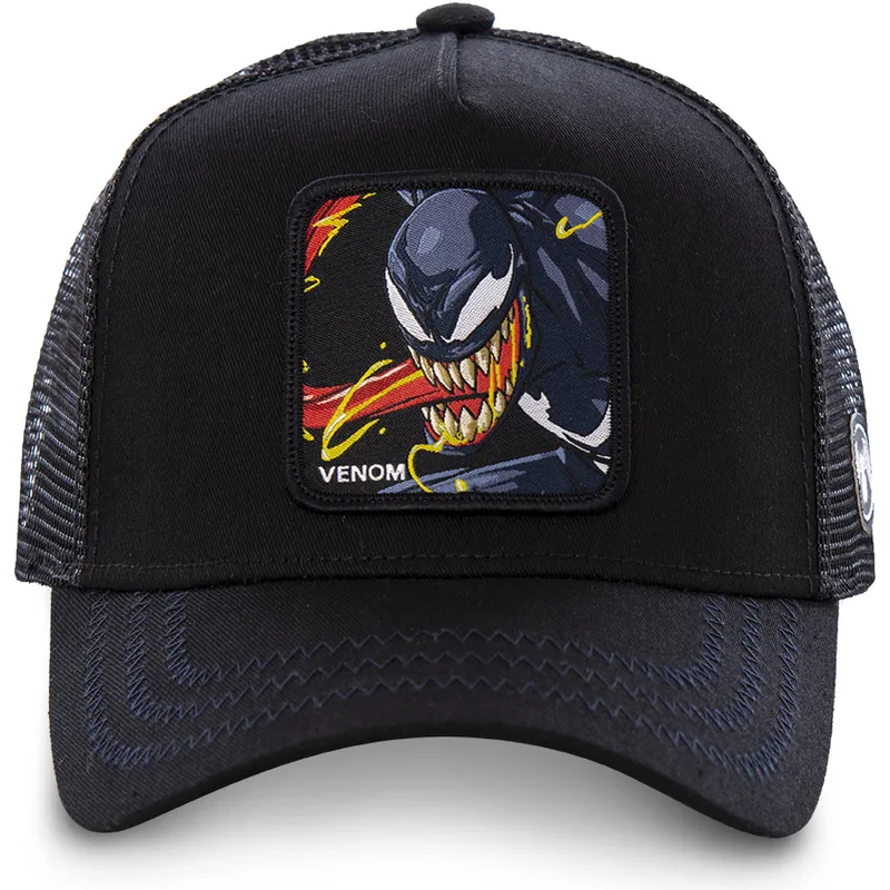 kepsar-curva-svart-snapback-venom-marvel-comics-av-capslab