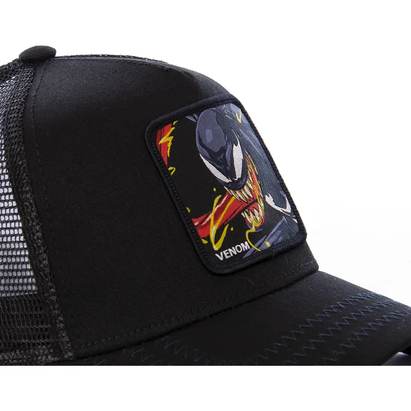 kepsar-curva-svart-snapback-venom-marvel-comics-av-capslab