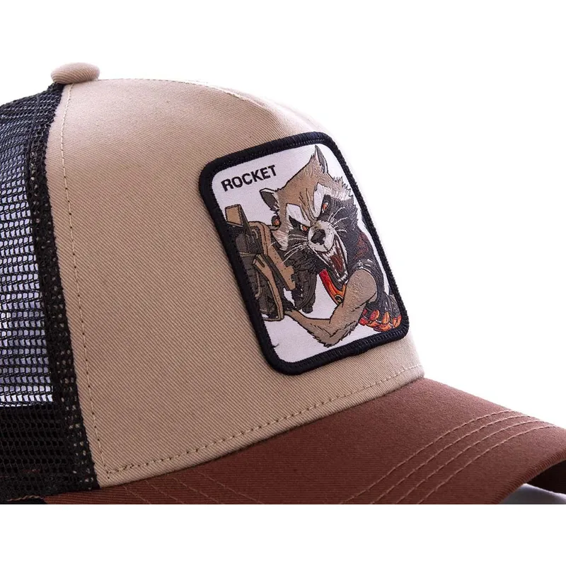 kepsar-curva-brun-snapback-rocket-raccoon-marvel-comics-av-capslab