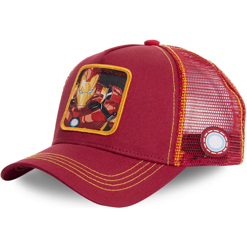 kepsar-curva-rod-snapback-iron-man-marvel-comics-av-capslab kepsar-curva-rod-snapback-iron-man-marvel-comics-av-capslab