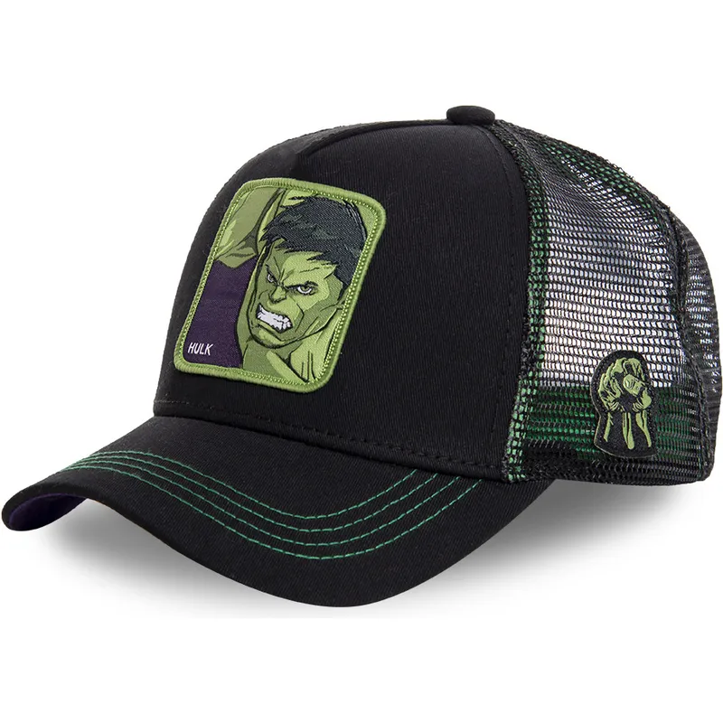 kepsar-curva-svart-snapback-hulk-marvel-comics-av-capslab