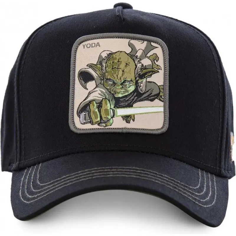 kepsar-curva-svart-snapback-yoda-star-wars-av-capslab