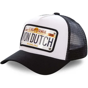 Kepsar böjd vit justerbart band placa California CAL1 av Von Dutch