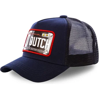 Kepsar böjd marinblå justerbart band placa California CAL2 av Von Dutch