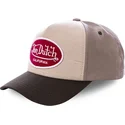 kepsar-curva-beige-justerbart-band-av-von-dutch
