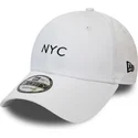 kepsar-curva-vit-justerbart-band-9forty-av-new-era