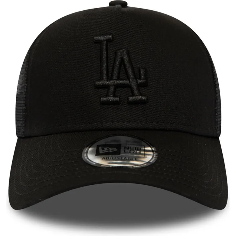 kepsar-curva-svart-snapback-league-essential-a-frame-fran-los-angeles-dodgers-mlb-av-new-era
