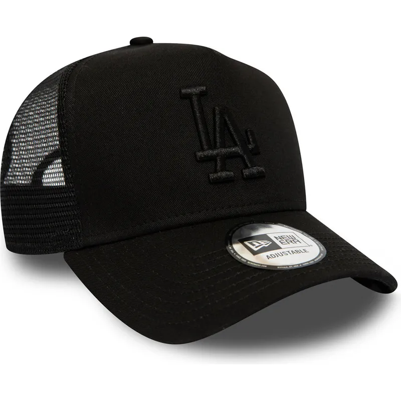 kepsar-curva-svart-snapback-league-essential-a-frame-fran-los-angeles-dodgers-mlb-av-new-era