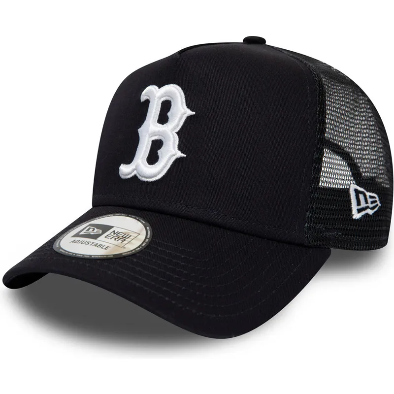 kepsar-curva-marinbla-snapback-league-essential-a-frame-fran-boston-red-sox-mlb-av-new-era