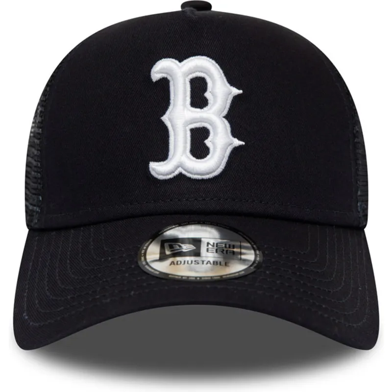 kepsar-curva-marinbla-snapback-league-essential-a-frame-fran-boston-red-sox-mlb-av-new-era