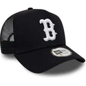 kepsar-curva-marinbla-snapback-league-essential-a-frame-fran-boston-red-sox-mlb-av-new-era