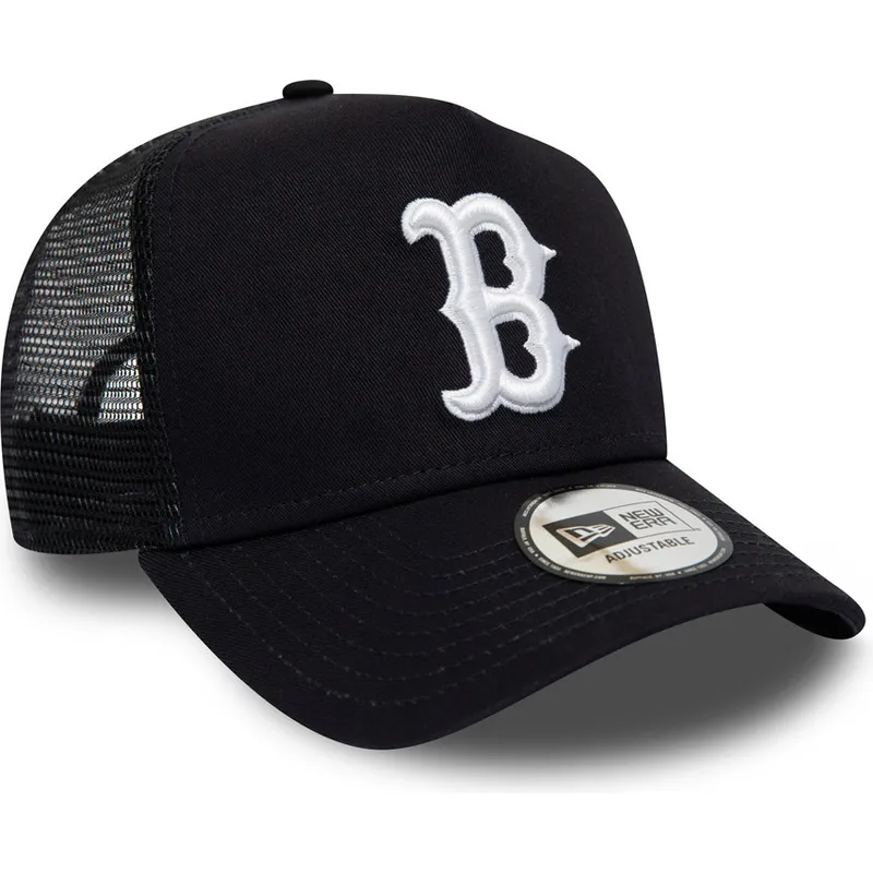 kepsar-curva-marinbla-snapback-league-essential-a-frame-fran-boston-red-sox-mlb-av-new-era