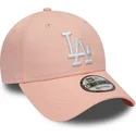 kepsar-curva-rosa-justerbart-band-9forty-league-essential-fran-los-angeles-dodgers-mlb-av-new-era