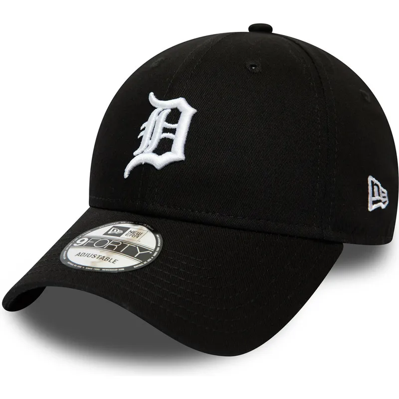 kepsar-curva-svart-justerbart-band-9forty-league-essential-fran-detroit-tigers-mlb-av-new-era