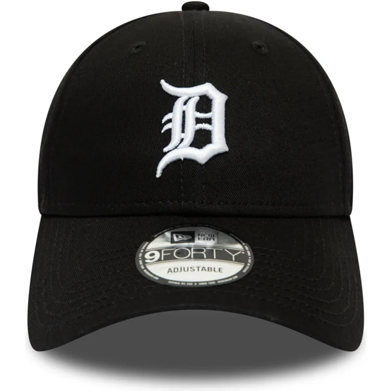 kepsar-curva-svart-justerbart-band-9forty-league-essential-fran-detroit-tigers-mlb-av-new-era