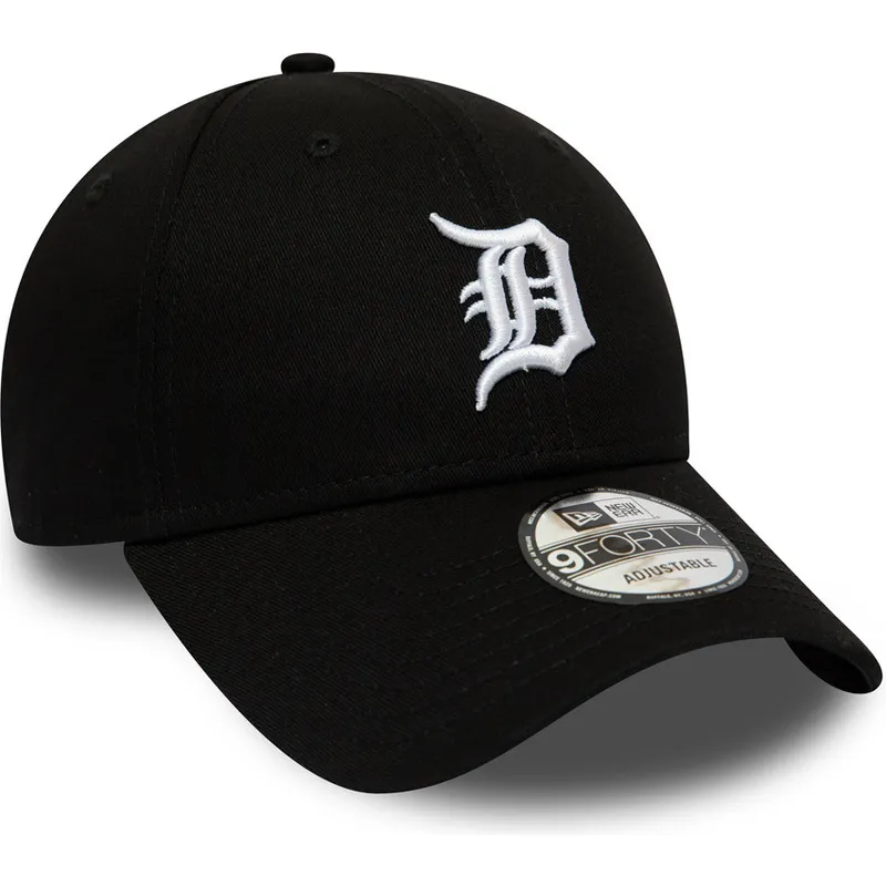 kepsar-curva-svart-justerbart-band-9forty-league-essential-fran-detroit-tigers-mlb-av-new-era