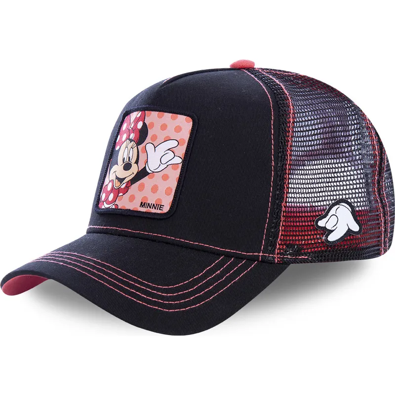 kepsar-curva-svart-snapback-minnie-mouse-disney-av-capslab