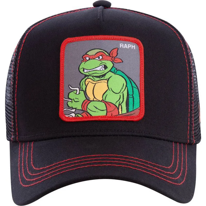 kepsar-curva-svart-snapback-raphael-teenage-mutant-ninja-turtles-av-capslab