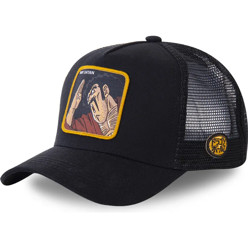 kepsar-curva-svart-snapback-mr-satan-dragon-ball-av-capslab kepsar-curva-svart-snapback-mr-satan-dragon-ball-av-capslab
