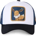 capslab-pokemon-eevee-evo3-vit-bla-och-svart-truckerkeps