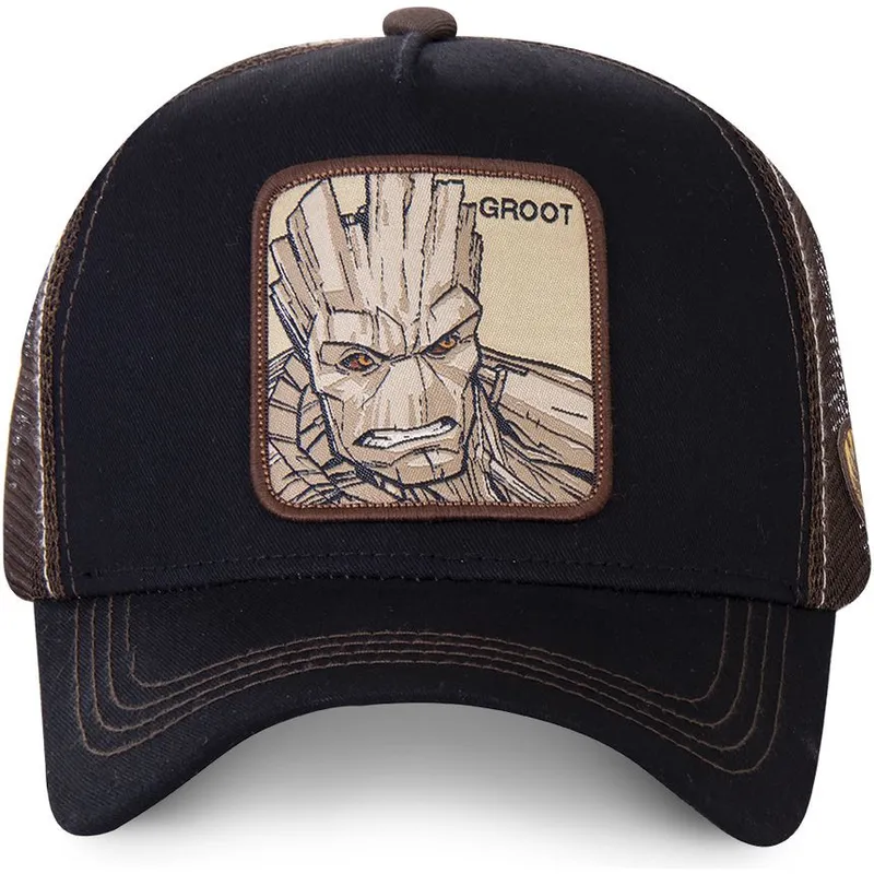 kepsar-curva-svart-snapback-groot-marvel-comics-av-capslab
