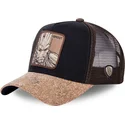 capslab-marvel-comics-groot-gro4-svart-och-brun-truckerkeps-med-korkskarm