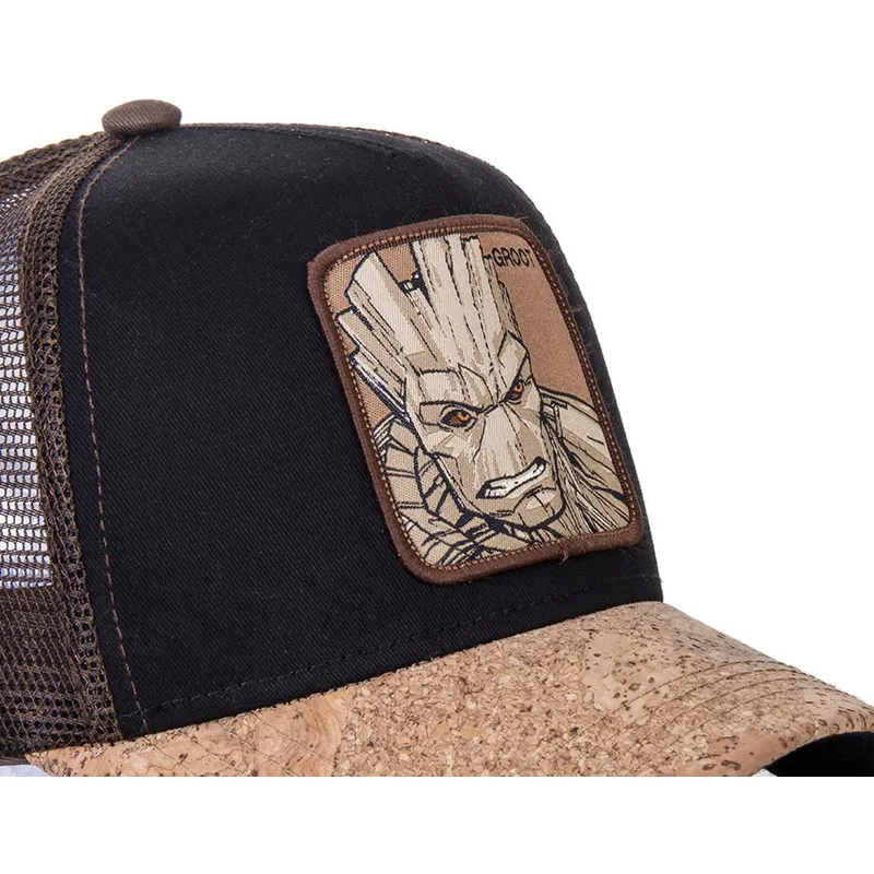 kepsar-curva-svart-snapback-groot-marvel-comics-av-capslab