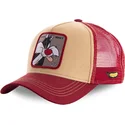 capslab-looney-tunes-silvestre-loomin2-orange-och-rod-truckerkeps