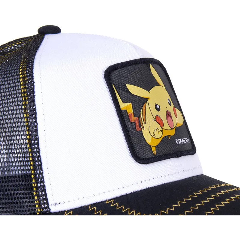 vit-och-svart-trucker-keps-pikachu-pik5-pokemon-fran-capslab