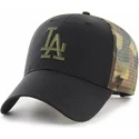 47-brand-los-angeles-dodgers-mlb-mvp-back-switch-svart-och-kamouflage-truckerkeps