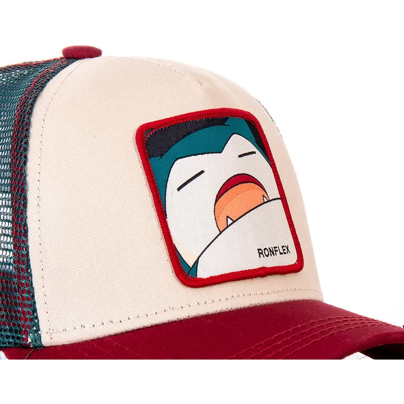 kepsar-curva-beige-snapback-snorlax-pokemon-av-capslab
