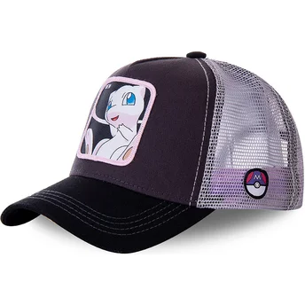 kepsar-curva-svart-snapback-mew-pokemon-av-capslab